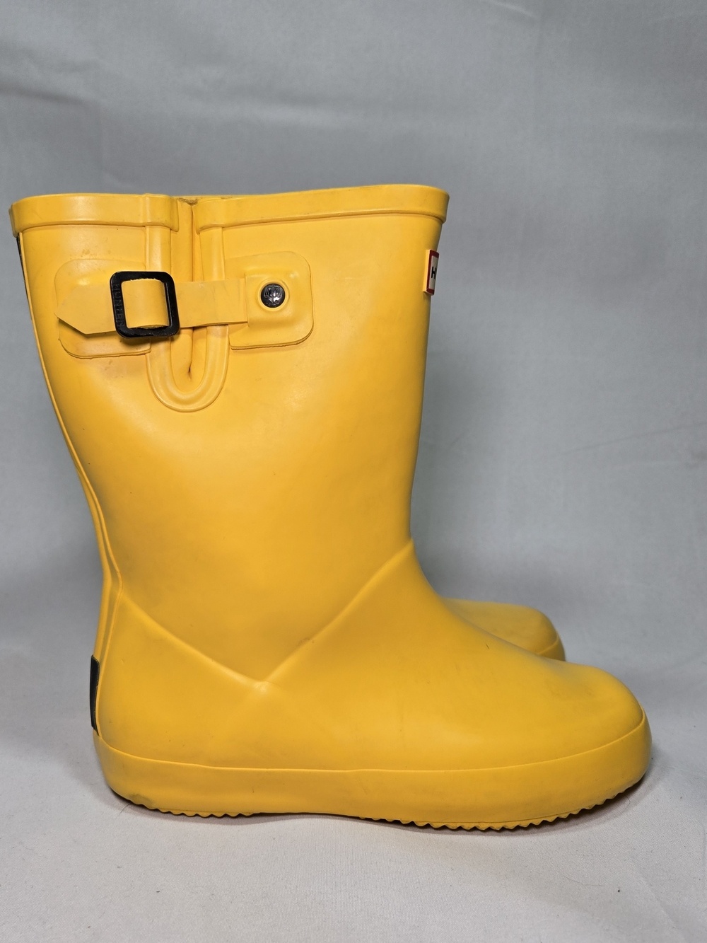 HUNTER Big Kids Original Tall Rain Boots Wellies Unisex Size 1 Girls / 13 Boys